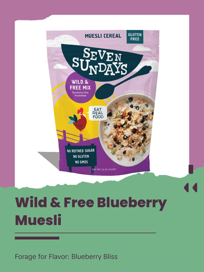 Wild & Free Blueberry Chia Muesli, 12oz