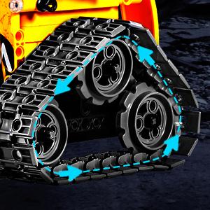 Robot Toys for Kids, 520PCS App & Remote Control 5-in-1 RC Wall Robot, Engineer Robot & Dinosaur Building Toy, STEM Construction Set with Magnetic Blocks for Boys & Girls 6+