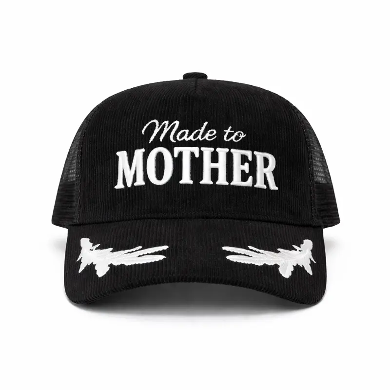 Made to Mother black corduroy trucker hat Made to Mother black corduroy trucker hat