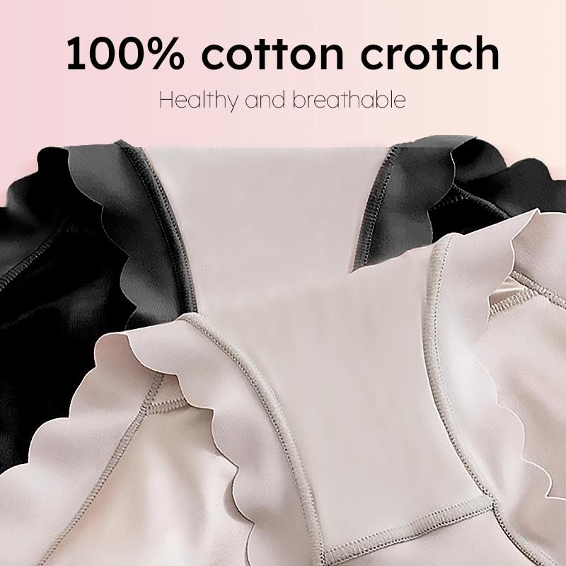 BBEUU | S-3XL PLUS SIZE: 6PCS Panties + 2 FREE! No Show, Ultra Soft, Ships Free,All Day Comfort