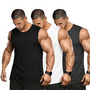 Solid Color Unisex Summer Clothing Men’s Street Style T‑Shirt Pure Cotton Anime Tank Top Men’s Gift Men’s Apparel Spring Trendy Item