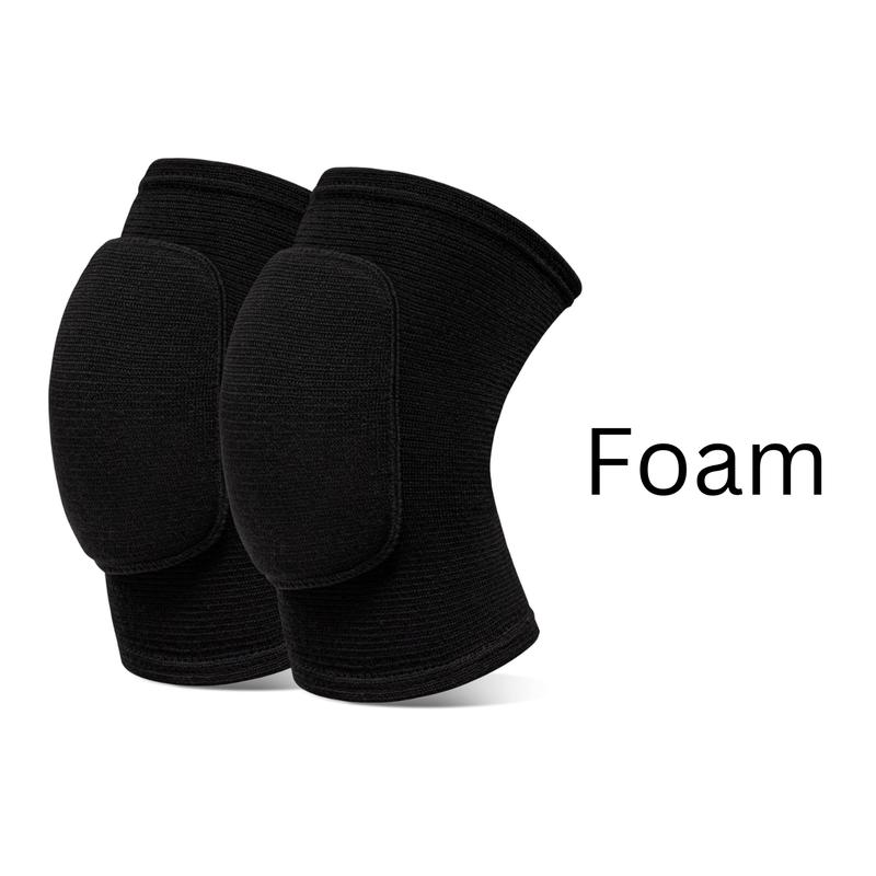 Knee Pads for Women, Men, Kids, Girls, Basketball, Volleyball, Football, Dance, Yoga, Tennis, Running, Cycling, Workout, Climbing - Black Small