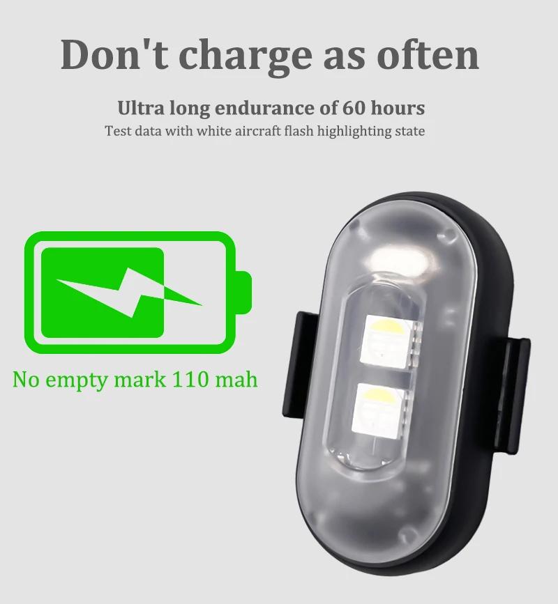 Wireless RGB LED Strobe Lights, Cars Accessories, Car Lighting, USB Rechargeable, IP65 Rated, 3-Level Dimming, Brightness Adjust, Anti-Collision Waterproof for Motorcycle, Drone & RC Aircraft