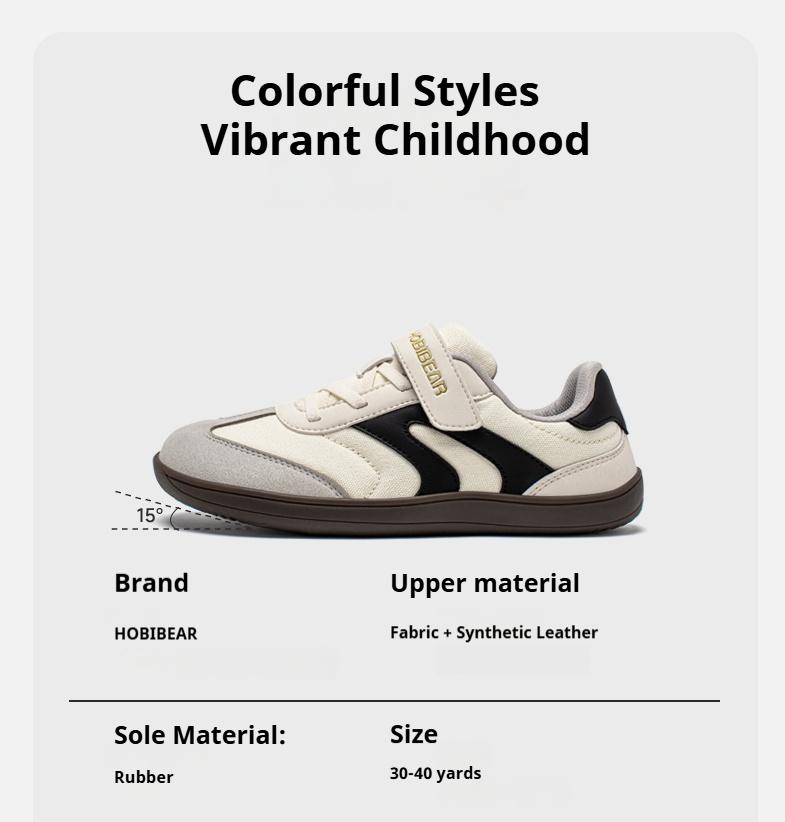 HOBIBEAR Kids Barefoot Shoes Wide Toe Box Zero Drop for  Little Big Kid Boys Girls Walking Sneaker