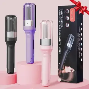 Type-C Rechargeable Split End Hair Trimmer, Portable Wireless Hair Trimmer, Hair Care Tool for Home and Outdoor Travel