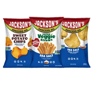 Sea Salt Variety Pack Snacks in Avocado Oil 5oz (Pack of 8) - Gluten Free, Vegan, Free of the top 9 Allergens, Non-GMO, Cooked in Avocado Oil | Shark Tank