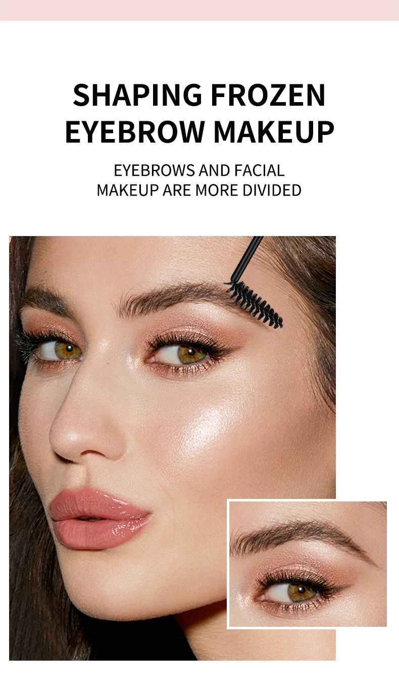 【Long-Lasting Waterproof Brow Gel】 for women Clear Transparent Gel, Brow Lift,  Clear Shaping Wax For Holding Brows In Place, Creates A Fluffy Feathered Look,Component safety Eyebrow Tattoo Christmas and New Year gifts pencil lipstick Set warm mascara