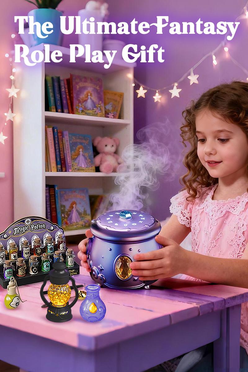 Ultimate Magic Gift-Box: Magic Wishcraft Lab Deluxe Cauldron Potion Kit for Enchanting Creativity & Versatile Magical Projects