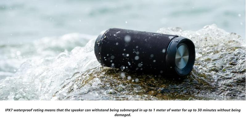 【EDUPLINK】Waterproof Portable Speaker Powerful 40W, Get Speaker Houlder for FREE Audio Smartphone