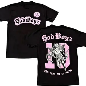 Junior H $ad Boyz Diez Mi Amor T-Shirt - Premium Cotton Material Streetwear Vibe Unisex Crew Neck for Men Women S-5XL Mother's Day Valentine's Day Birthday Christmas Gift