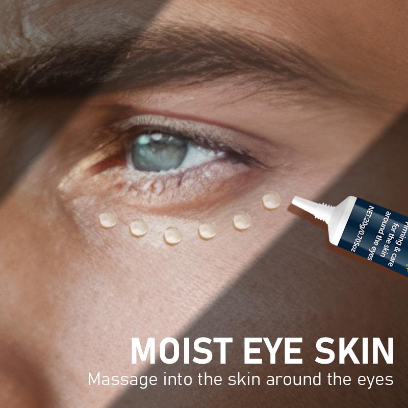 ROZINO MEN'S Eye Cream for Dark Circles & Puffiness - Anti-Aging Formula with Vitamin C Reduces Eye Bags Wrinkles Fine Lines 20g