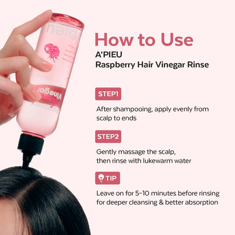 [MISSHA Official] A'pieu Raspberry Hair Vinegar 2-Pack