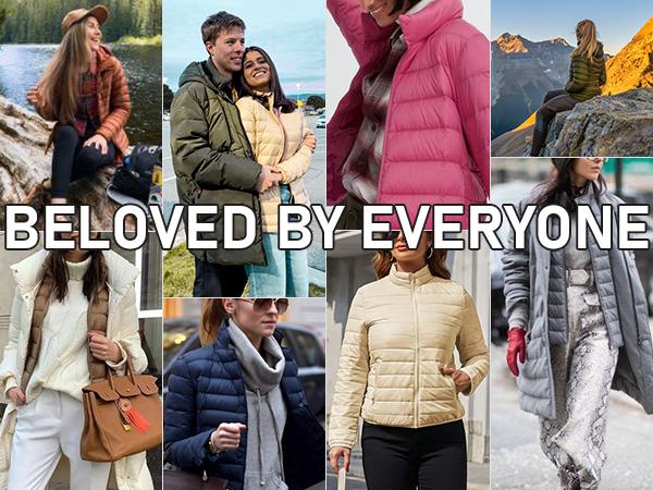 Orolay Packable Lightweight Down Jacket for Women with Stand Collar for Outdoor, Quilted Puffer Coat with Windproof Stand Collar , Water-Resistant