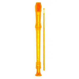 D'Luca Student 3 Piece Recorder Flute Orange D'Luca Student 3 Piece Recorder Flute Orange