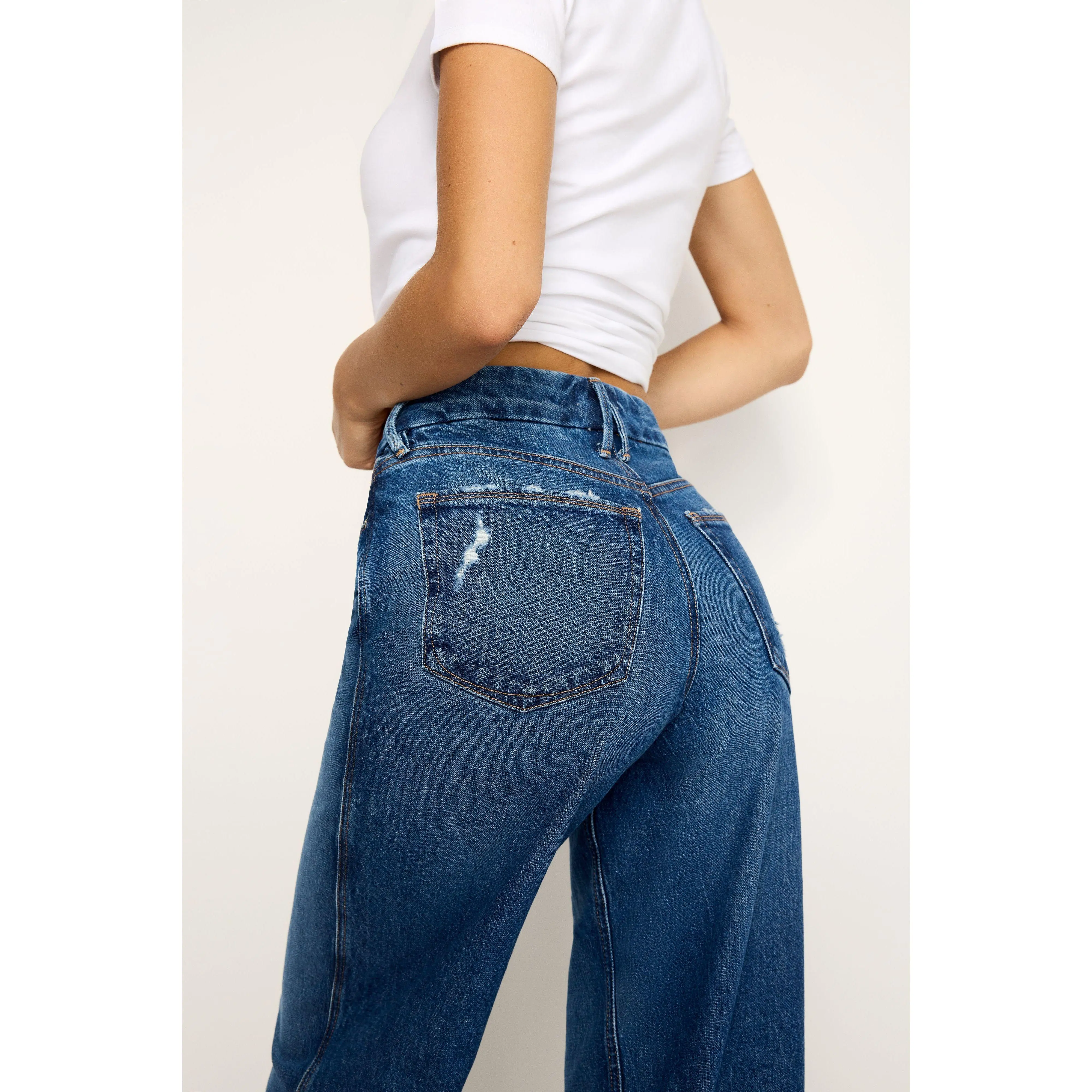 GOOD SKATE WIDE LEG JEANS | INDIGO713