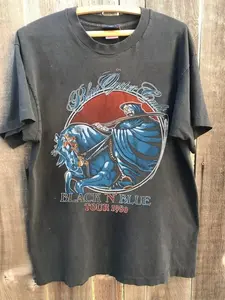 90s Blue Oyster Cult Band Classic Charcoal T shirt Men Women S-5XL