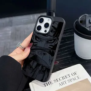 Anime Akatsuki Clouds Kurama For iPhone 17 Air 16 15 14 13 12 11 Pro Max Plus Frosted Large Holes Soft Phone Case