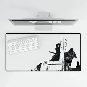 Itachi vs Uchiha Mousepad - Anime Large Extended Desk Mat for Gaming & Office, Epic Brother Showdown Ninja Decor