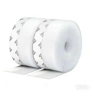 16.4 Ft Door Weather Stripping, 1.38 in Width, Weather Stripping Door Draft Stopper, Adhesive Seal Strip, Anti-Draft Insulation Tape