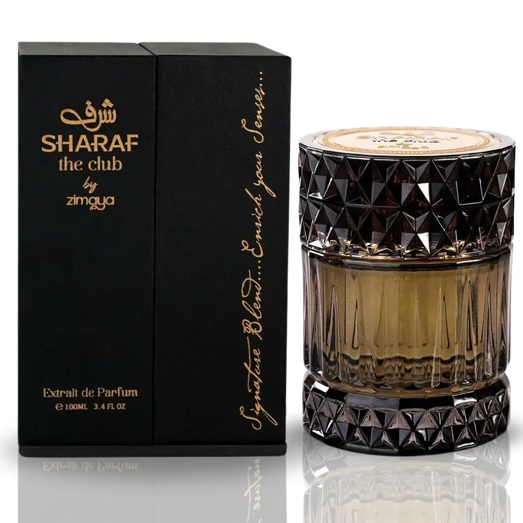 Zimaya Sharaf The Club Extrait De Parfum Spray, 100 ml (3.4Oz) - Fruity Unisex Fragrance, Extract Spray Unisex Fragrance, Signature Blend for Lasting Impressions