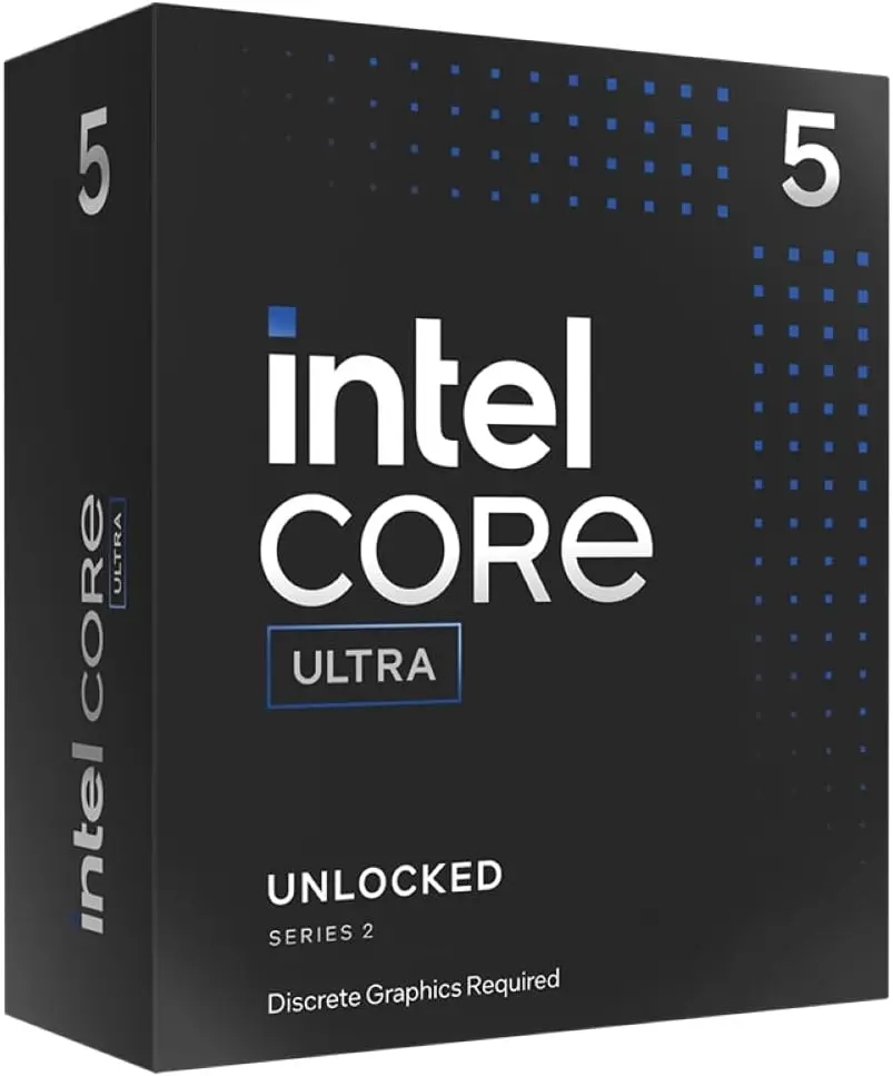 Intel Core Ultra 5 245KF Unlocked CPU Boxed Unit, 14-Core, 4.2GHz OC, LGA-1851 Socket, SKU BX80768245KF