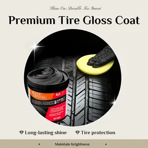 Tire Gloss Protection Agent, Premium Long-Lasting Shine Wax Protective Maintenance Coating, Keeps Car Tires Shiny and Bright