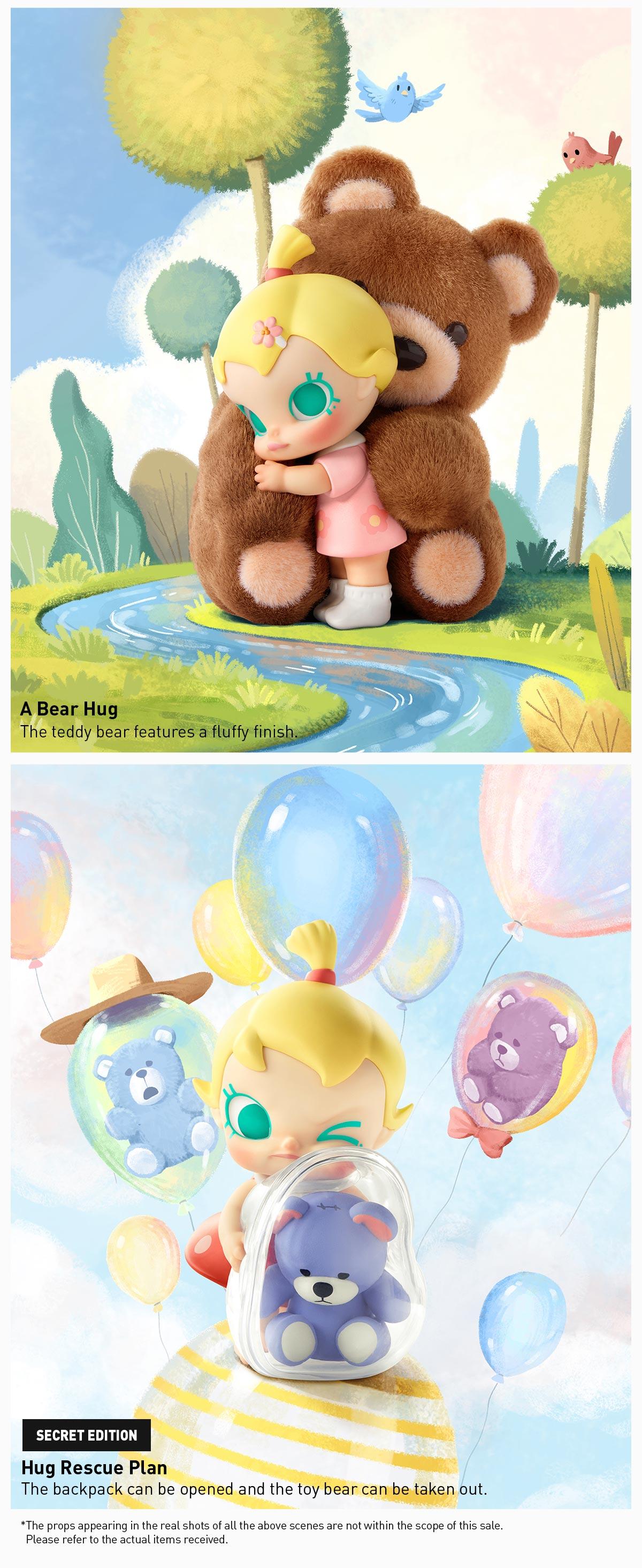 POP MART Baby Molly My Huggable Discovery Series Figures, Surprise Gift