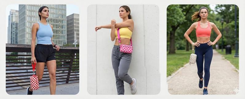 Women's Nylon Quilted Wristlet Wallet with Strap, Fashionable 4 Zipper Travel Purse and Credit Card Holder, Versatile Cell Phone Organizer for Daily Use