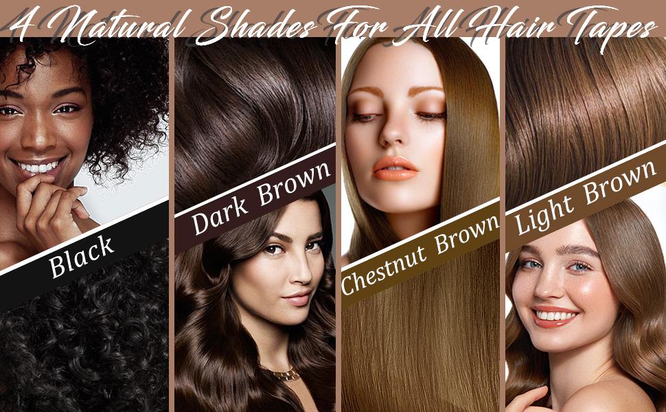 Dark Chocolate 5-in-1 Hair Dye Shampoo – Natural Herbal Formula for Gray Hair Coverage, Instant Hair Color in Minutes, Long-Lasting Color for All Hair Types & Root Touch Up, 500ml