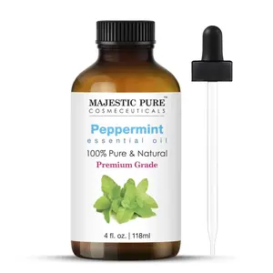 Peppermint Essential Oil | 100% Pure and Natural | 4 fl oz Peppermint Essential Oil | 100% Pure and Natural | 4 fl oz