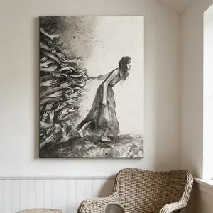 Art with addiction as its theme, focusing on mental health, divorce, anxiety, depression, rebirth, and breaking bad habits, can be presented as personalized gifts, wall decorations, or canvas posters.