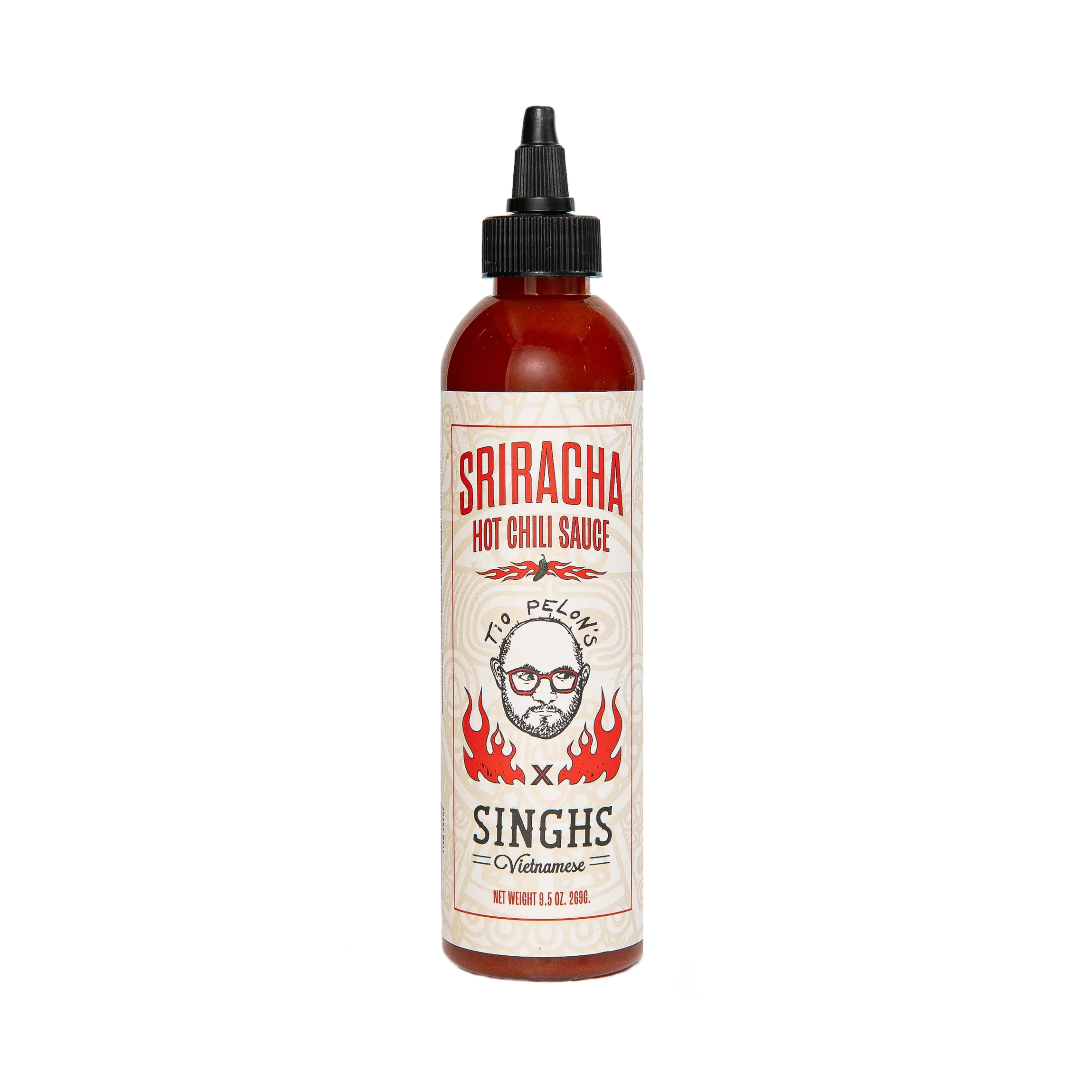 Tio Pelon's Salsita Sriracha Sauce - Mexican Style Hot Chili Garlic Sauce with Balanced Heat & Savory Flavor for Tacos Eggs Burgers & More