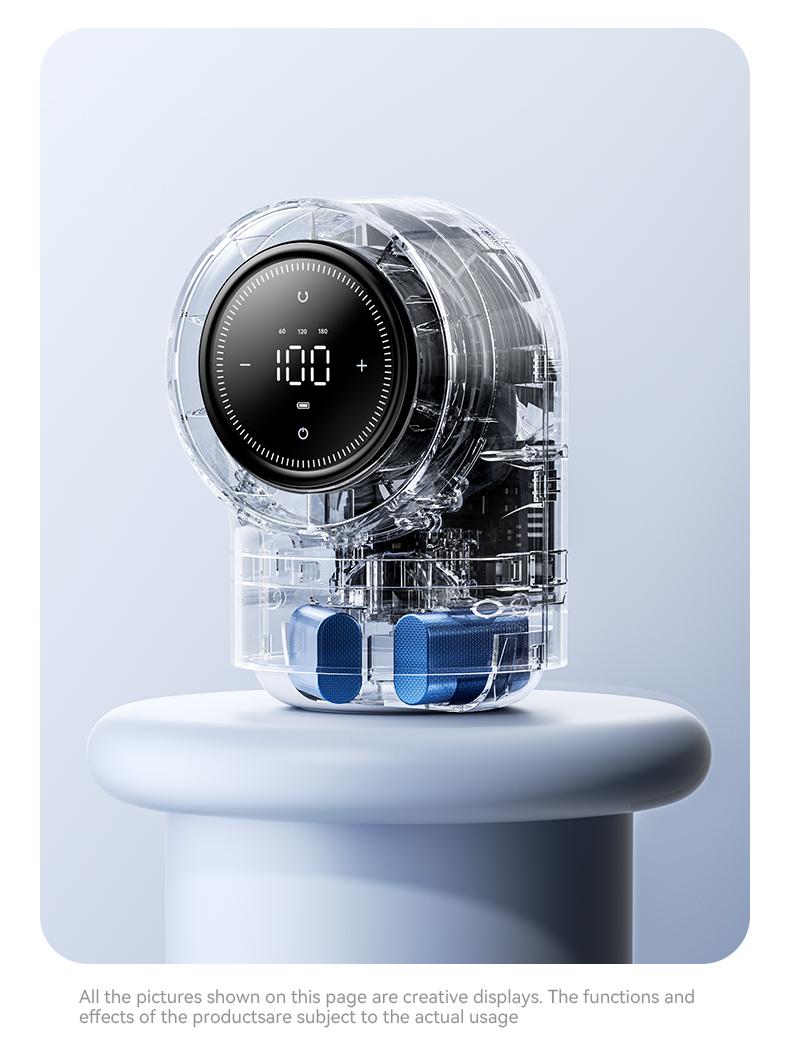 Aecooly Touch Control Desk Fan, 100 Speeds Quiet Bedroom Digital Display 8000mAh 3 Oscillation Angles Battery Powered Small Desktop Table Fan for Bedroom, Bedside, Office, Travel ,Summervibes, dealsforyoudays