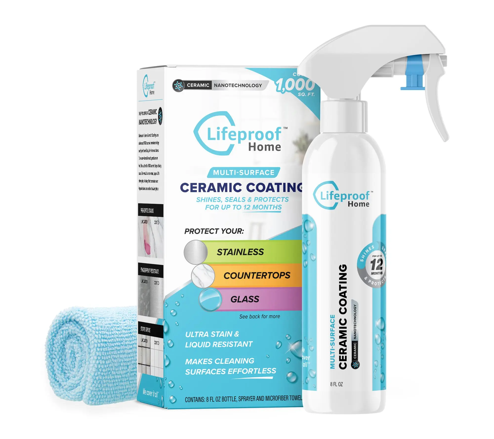 Lifeproof Home 8 oz. Multi-Surface Protection Spray Lifeproof Home 8 oz. Multi-Surface Protection Spray