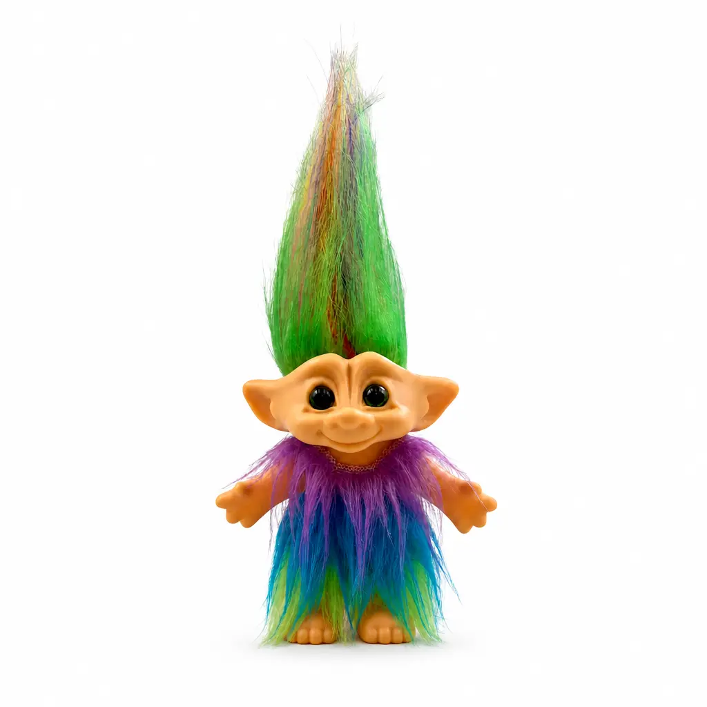 YINTLILOCN 3.9in Body 90s Vintage Lucky Troll Dolls, Phthalate-Free Unisex Collectible Figurines, Nostalgic Childhood Memories, Customizable Fashion Dolls & Accessories, Back to School Classroom Toys, Desk Decor, Birthday Gifts