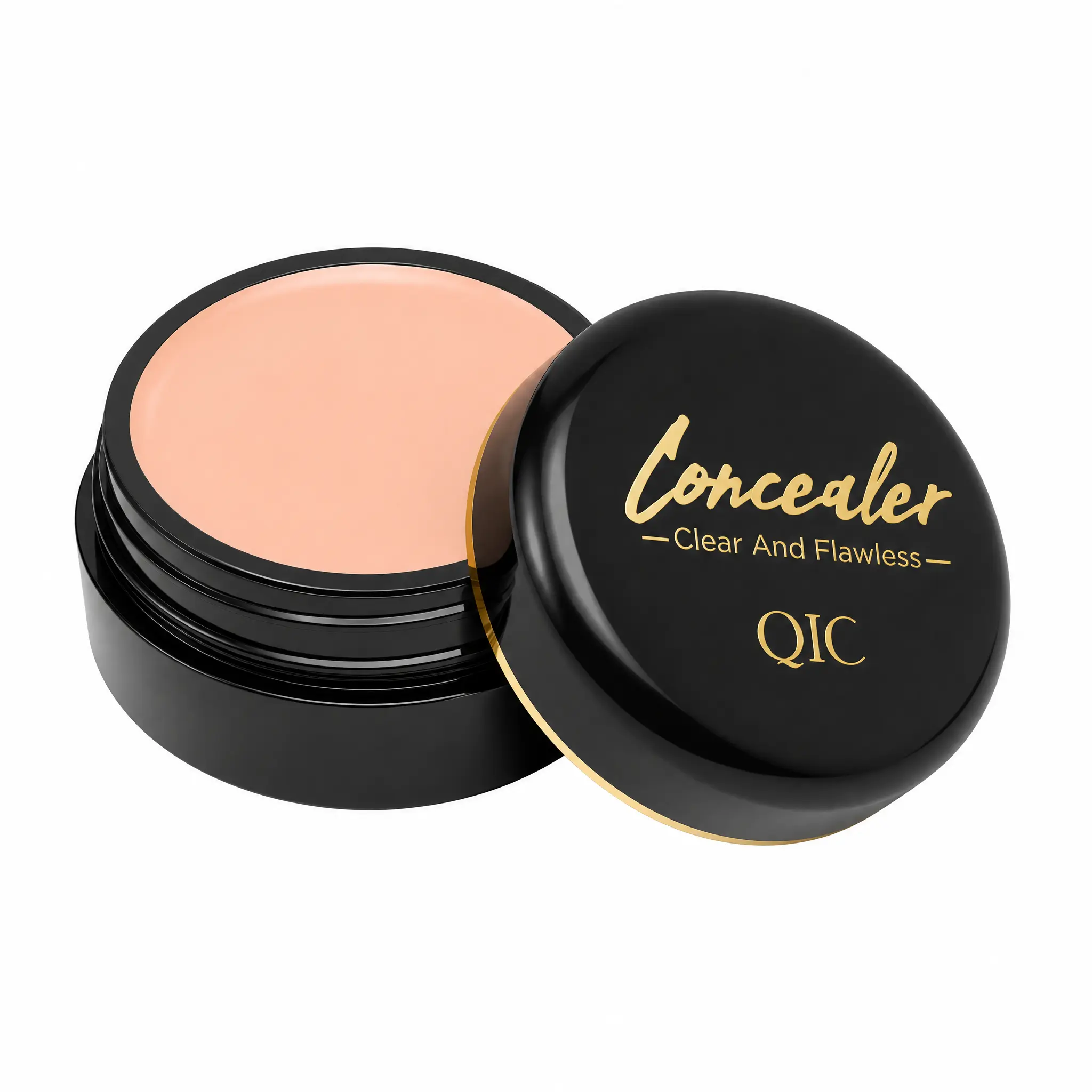 Matte Finish Concealer Balm - Full Coverage, Lightweight Buildable Cosmetic for Dark Circles Treatment, Acne Scars, Blemishes, Normal Skin, Longwearing Waterproof Makeup, Youth-Focused Beauty Product for Foundation Routine Daily Use