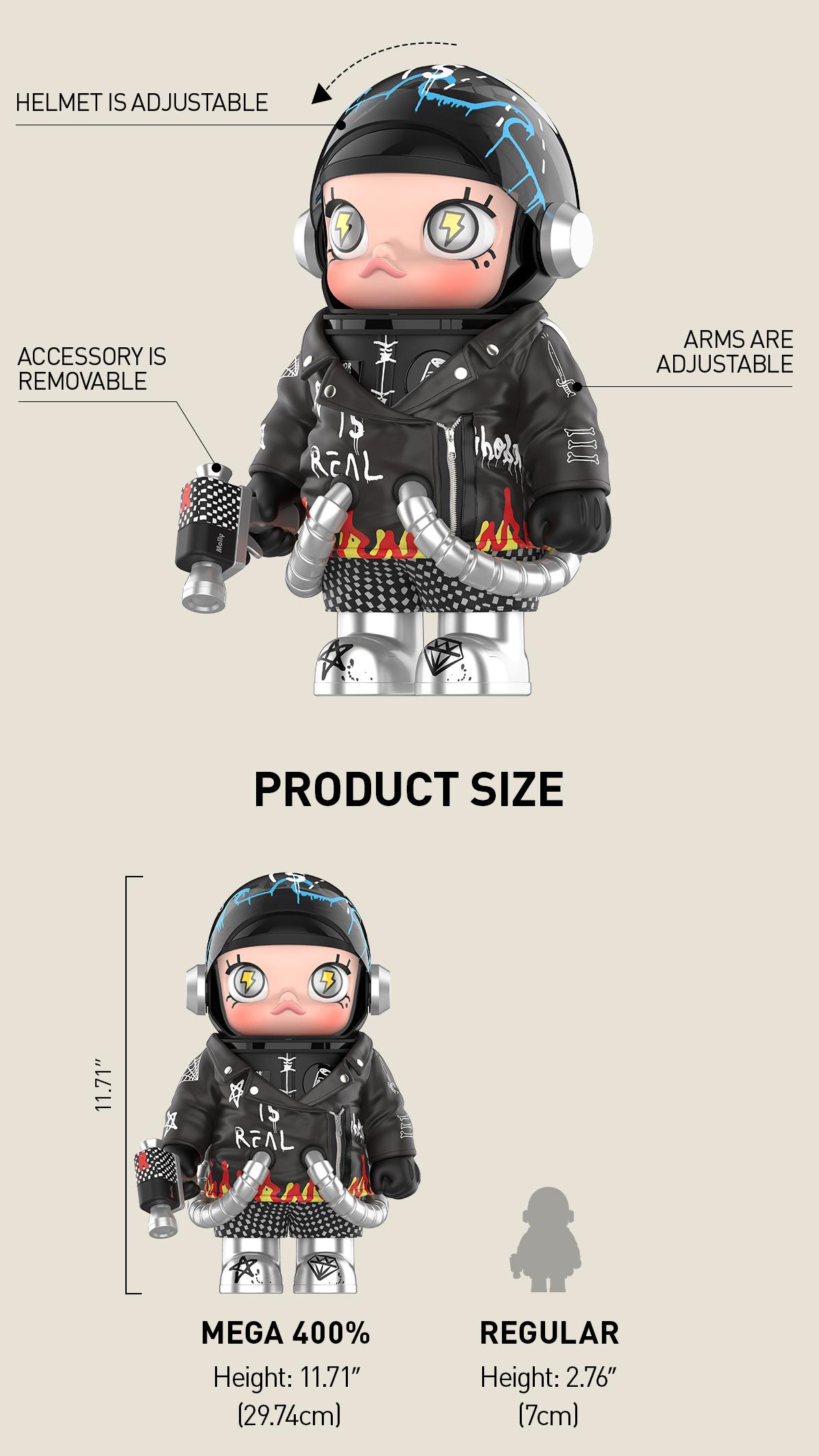 POP MART MEGA SPACE MOLLY 400% Trevor Andrew