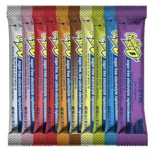 Sqwincher Zero 500 Qwik Stiks Sugar-Free Electrolyte Powdered Mix-10 Flavors