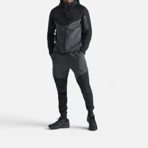 Men's Two-Tone UltraTech Fleece Athletic Tracksuit - Hoodie and Joggers