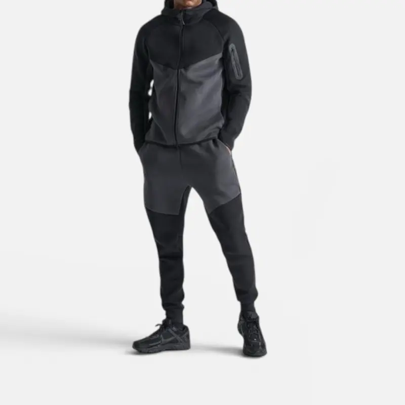 Men's Two-Tone UltraTech Fleece Athletic Tracksuit - Hoodie and Joggers