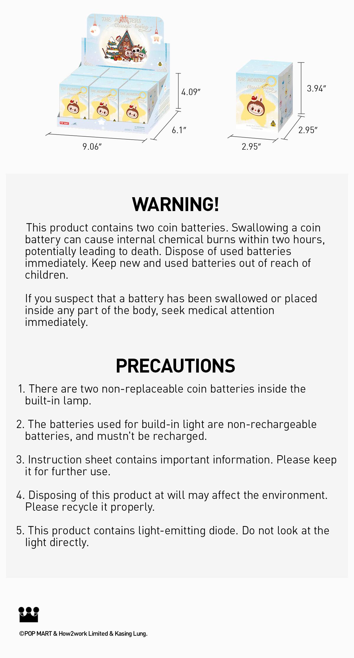 POP MART THE MONSTERS Classic Series-Sparkly Plush Pendant, Blind Box POP MART THE MONSTERS Classic Series-Sparkly Plush Pendant, Blind Box