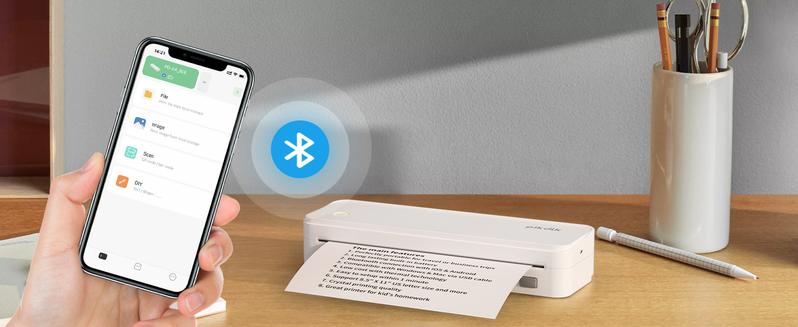 JADENS Portable Printers Wireless for Travel, Support 8.5" X 11" US Letter, Bluetooth Thermal Printer Inkless Mobile Printer for Office Home JADENS Portable Printers Wireless for Travel, Support 8.5" X 11" US Letter, Bluetooth Thermal Printer Inkless Mobile Printer for Office Home