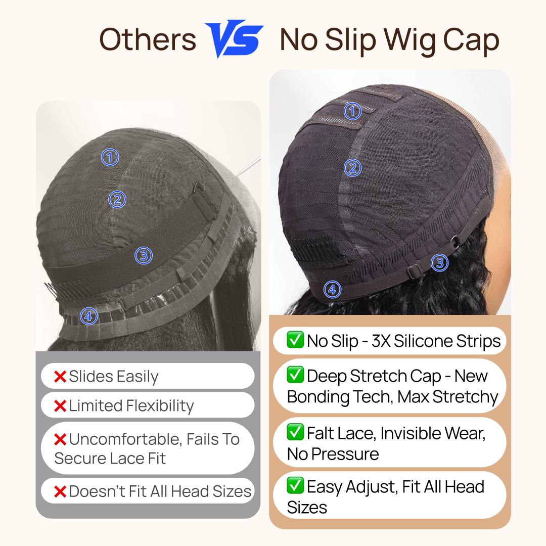 【NEW】Nadula 7x5 Zero Slip Lace Wig with EdgeMelt Fit & Deep Stretch Cap for Secure Glueless Wear & Human Hair All Day Comfort TikTokShopSpringGlowUp Greenish Lace Closure Wig Lace Body Wig