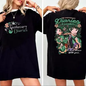 Girl Funny Shirt, Anime Apothecary Diaries Mao Mao T Shirt, Novelty Hoodie, Anime Fan Sweatshirt, Unisex Sweater Pullover Tee
