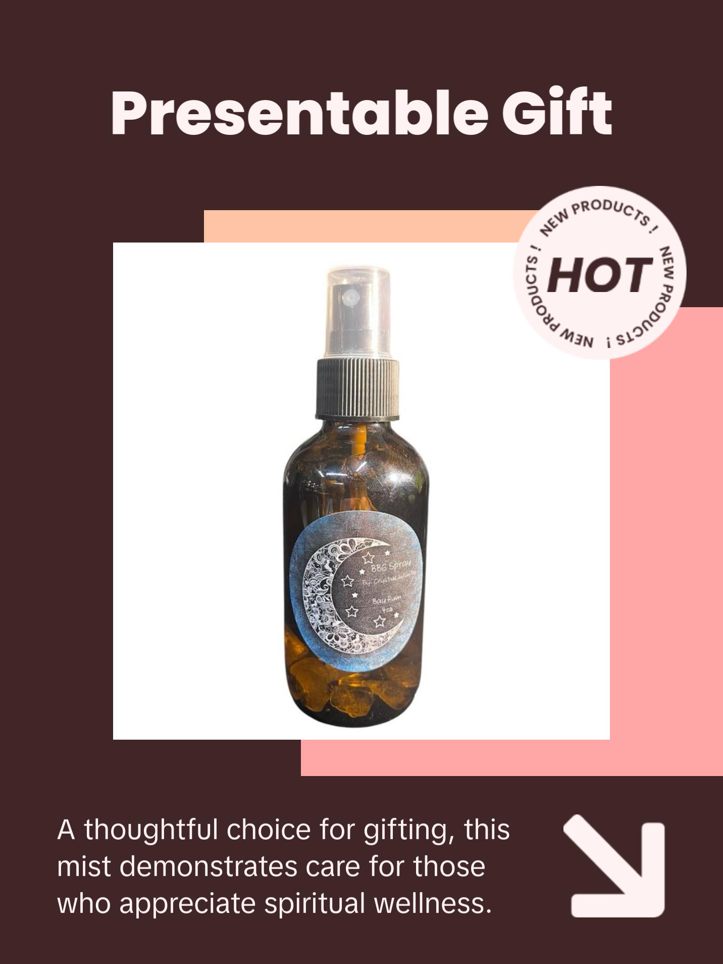 BBG Crystal Infused Spiritual Mist in Bayrum