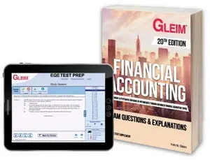USED-Financial Accounting: Exam Questions and Explanations with Access Code 20th edition by Gleim (Paperback)