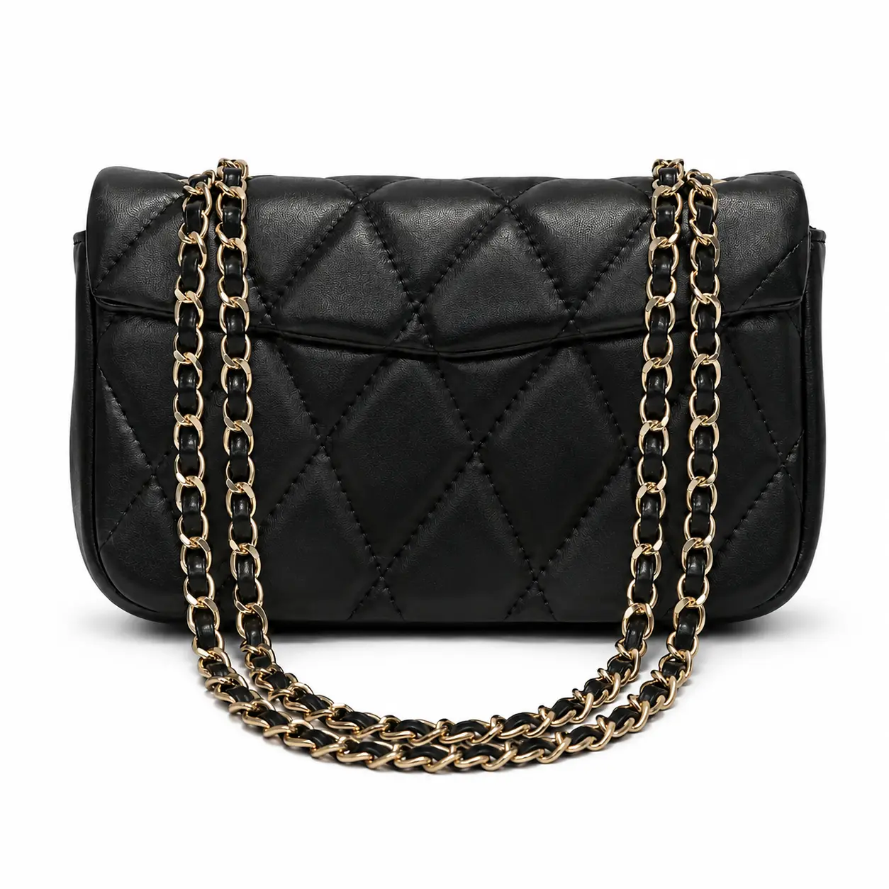 Women’s Quilted Chain Shoulder Bag, Elegant Crossbody Purse for Work, Travel and Date Nights