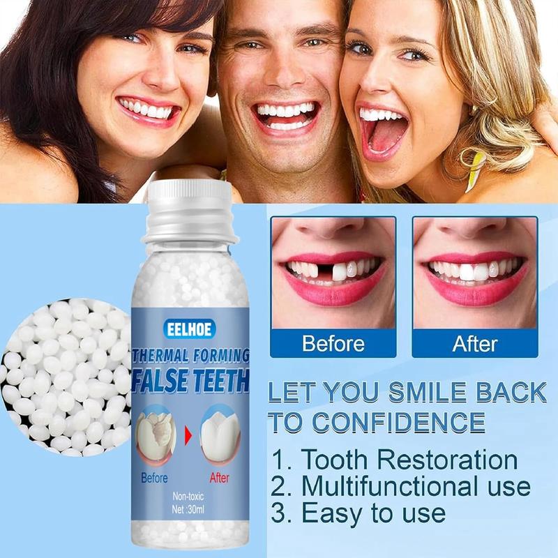 Thermal Forming False Teeth,Temporary Tooth Filling,Tooth Filling Repair Kit,Fake Teeth Repair Beads,Tooth Repair Kit Filling Replacement Dental Repair Tools,Tooth Repair Granules,Instant Tooth Filler