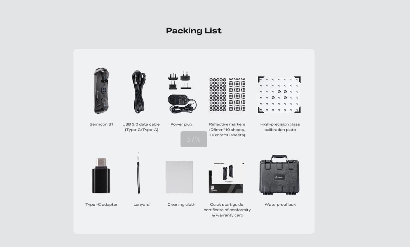Creality Sermoon S1 3D Scanner