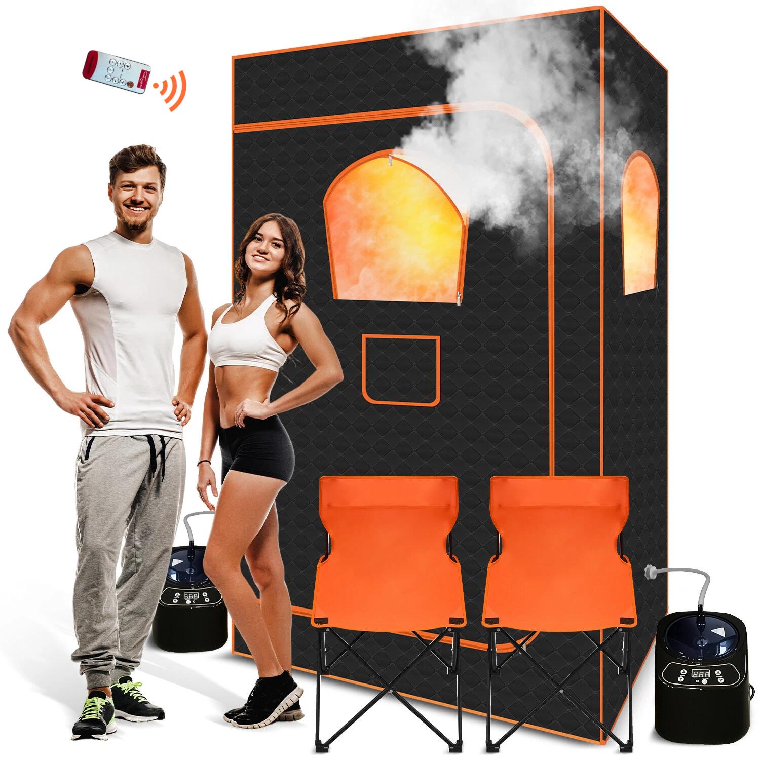 Portable Mobile Home Sauna 10-Min Quick Heat 9 Steam Modes 5-Layer Insulation Single Double Use for Personal Relaxation Post-Workout Recovery Portable Mobile Home Sauna 10-Min Quick Heat 9 Steam Modes 5-Layer Insulation Single Double Use for Personal Relaxation Post-Workout Recovery
